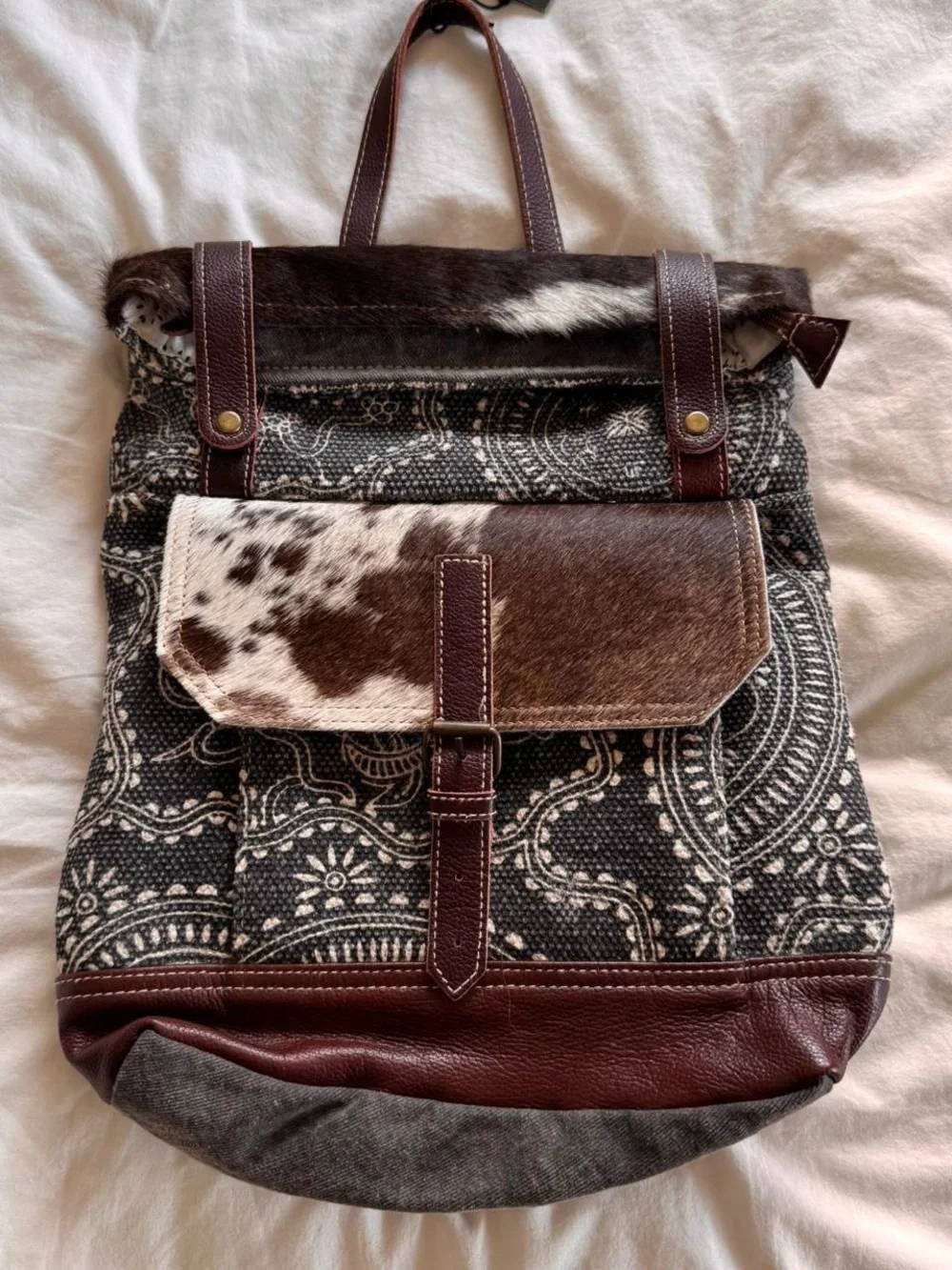 Brown Leather Western Myra Bag